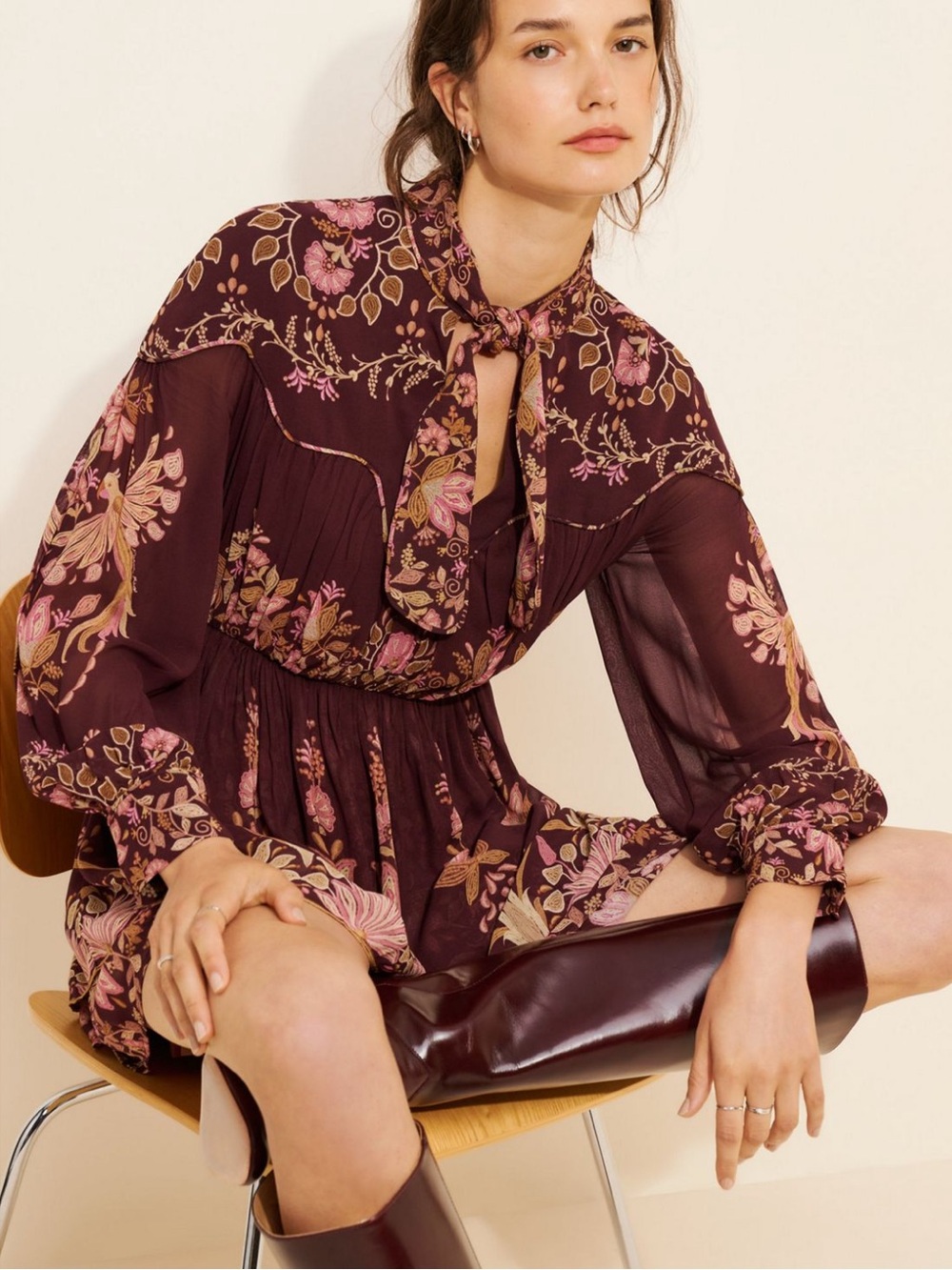 Farm Rio Bella Mini Dress | Size M | Multicolor